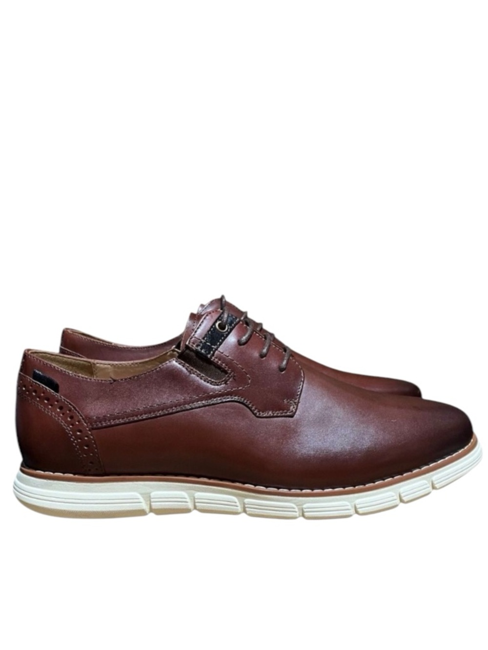 BRUNO MARC NEW‎ YORK Shoes Mens 13 Purpose Brown Leather Oxford Dress